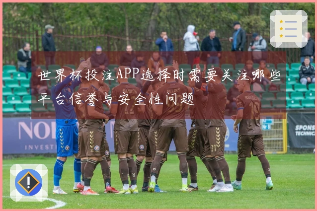 世界杯投注APP选择时需要关注哪些平台信誉与安全性问题
